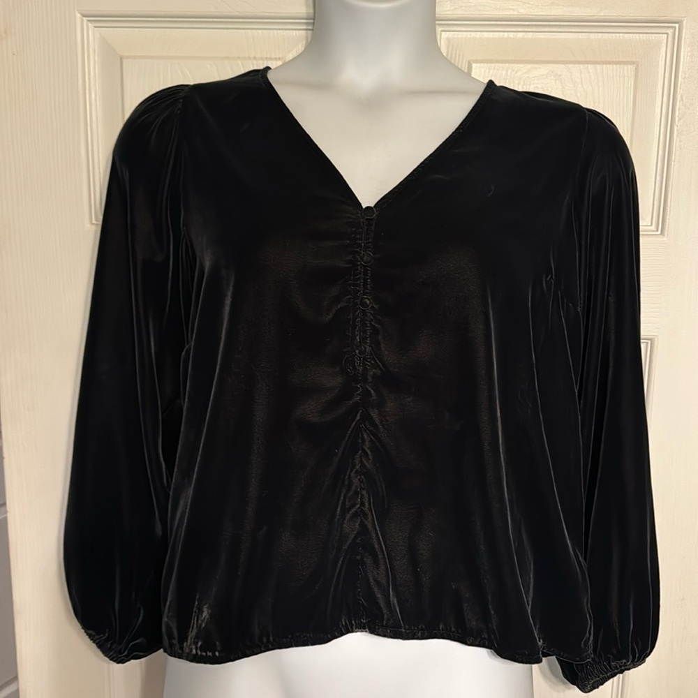 Old Navy Velvet Blouse